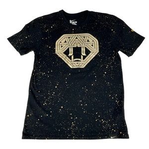 Nike x Kobe x Bryant Rostarr Black & Gold Dri-Fit T-Shirt Mamba Graphic